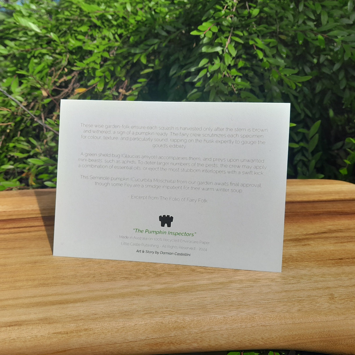 The pumpkin inspectors - Eco-friendly greeting card