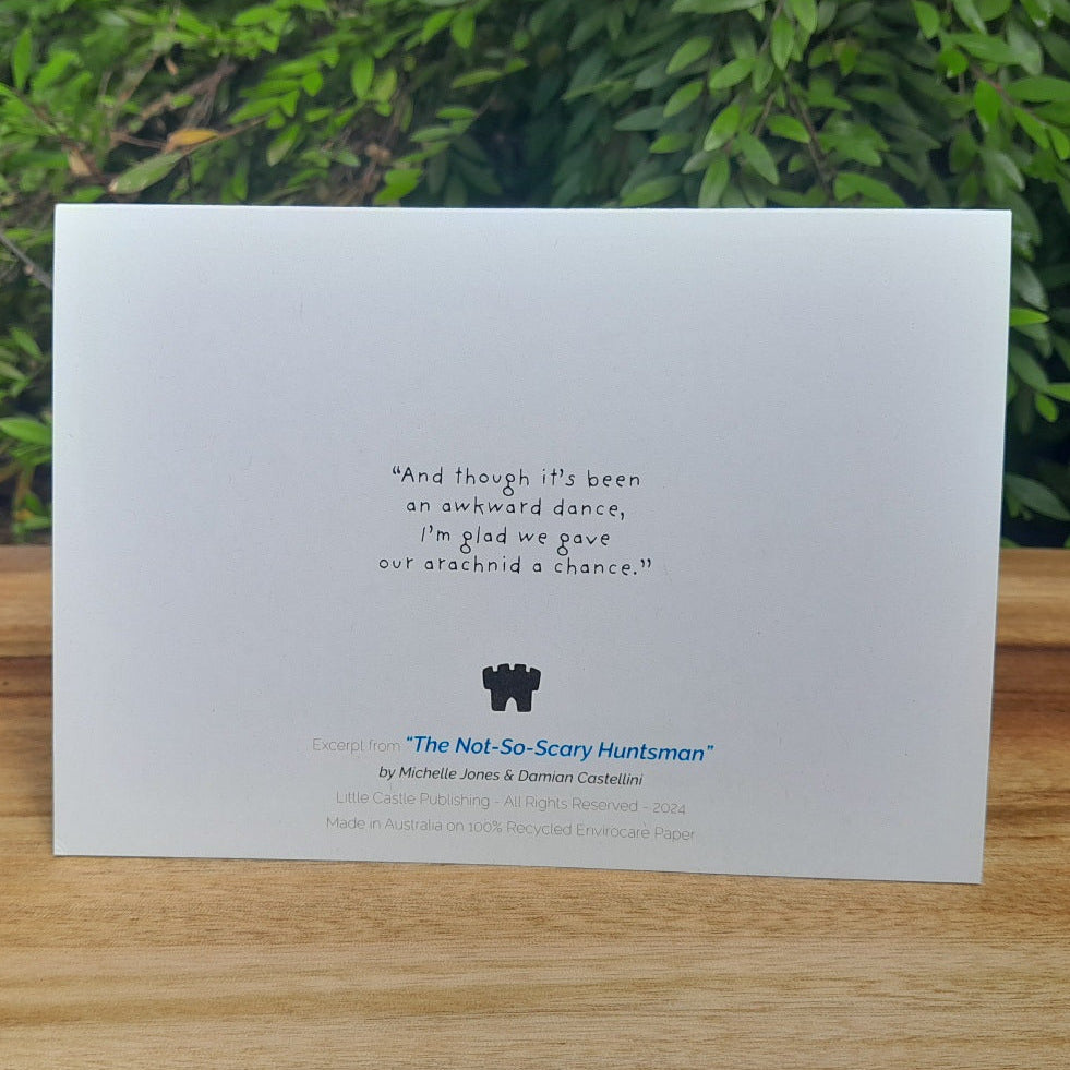 Spider party - Eco-friendly greeting card