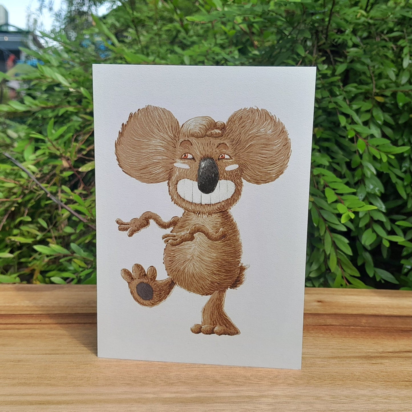Coen the Koala - Eco-friendly greeting card