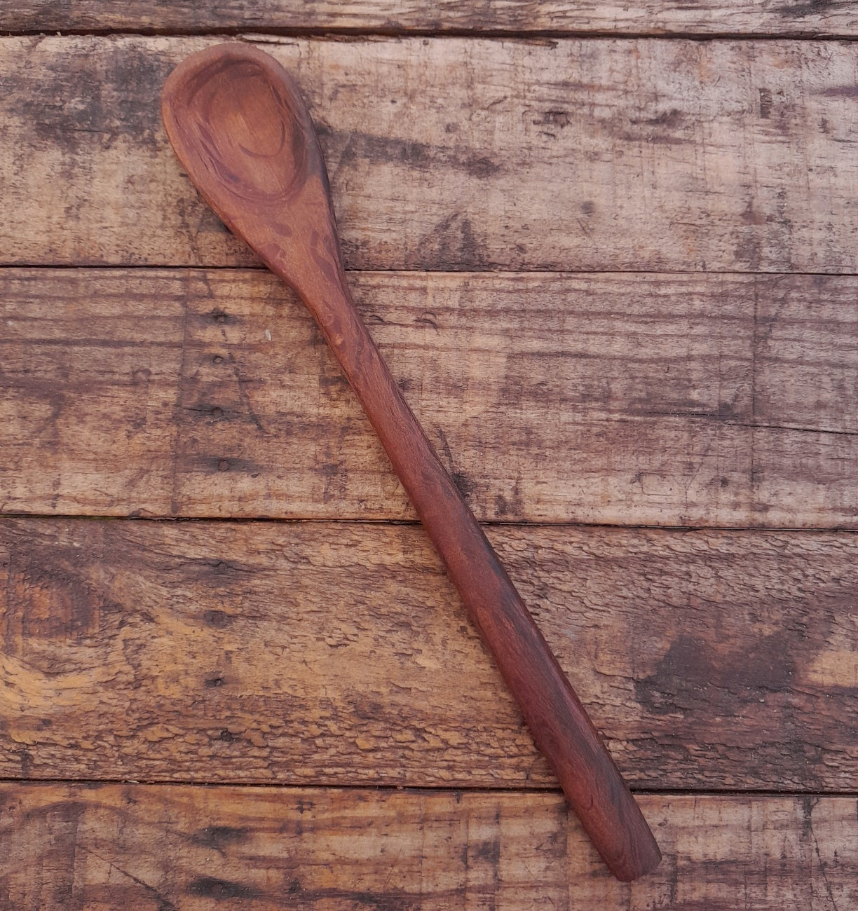Wooden cooking spoon - rose sheoak