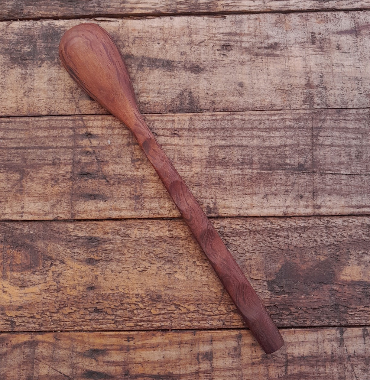 Wooden cooking spoon - rose sheoak