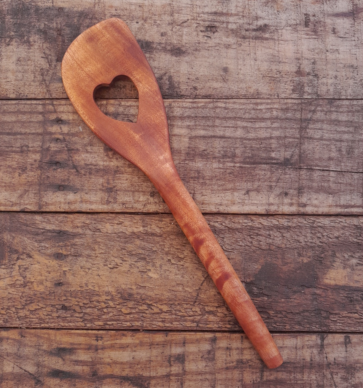 Wooden spoon spatula - Queensland maple (figured)