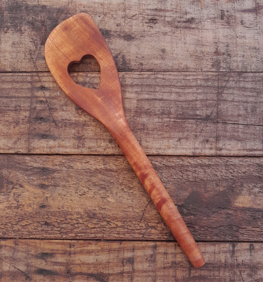 Wooden spoon spatula - Queensland maple (figured)