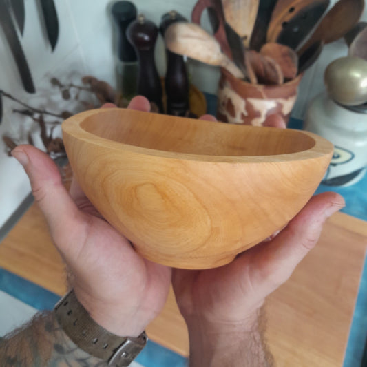 Jacaranda turned wooden bowl