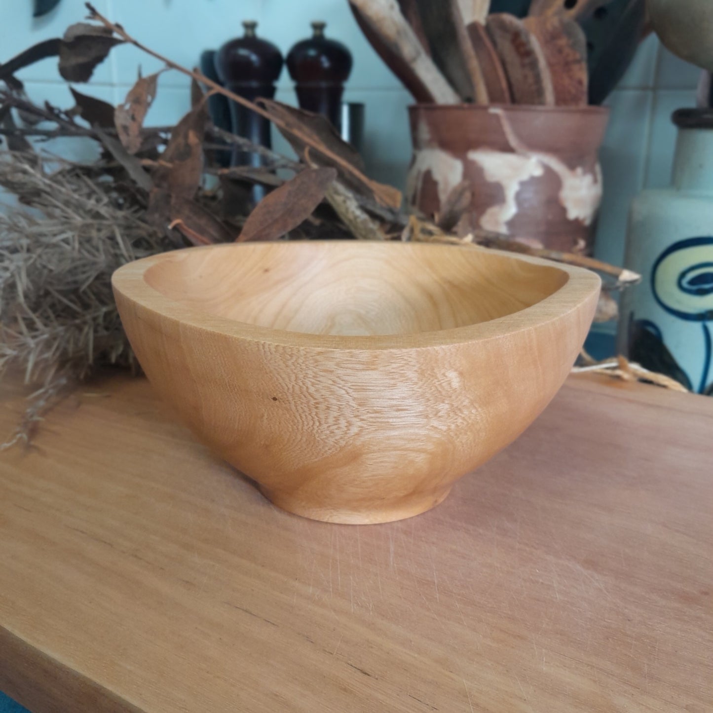 Jacaranda turned wooden bowl