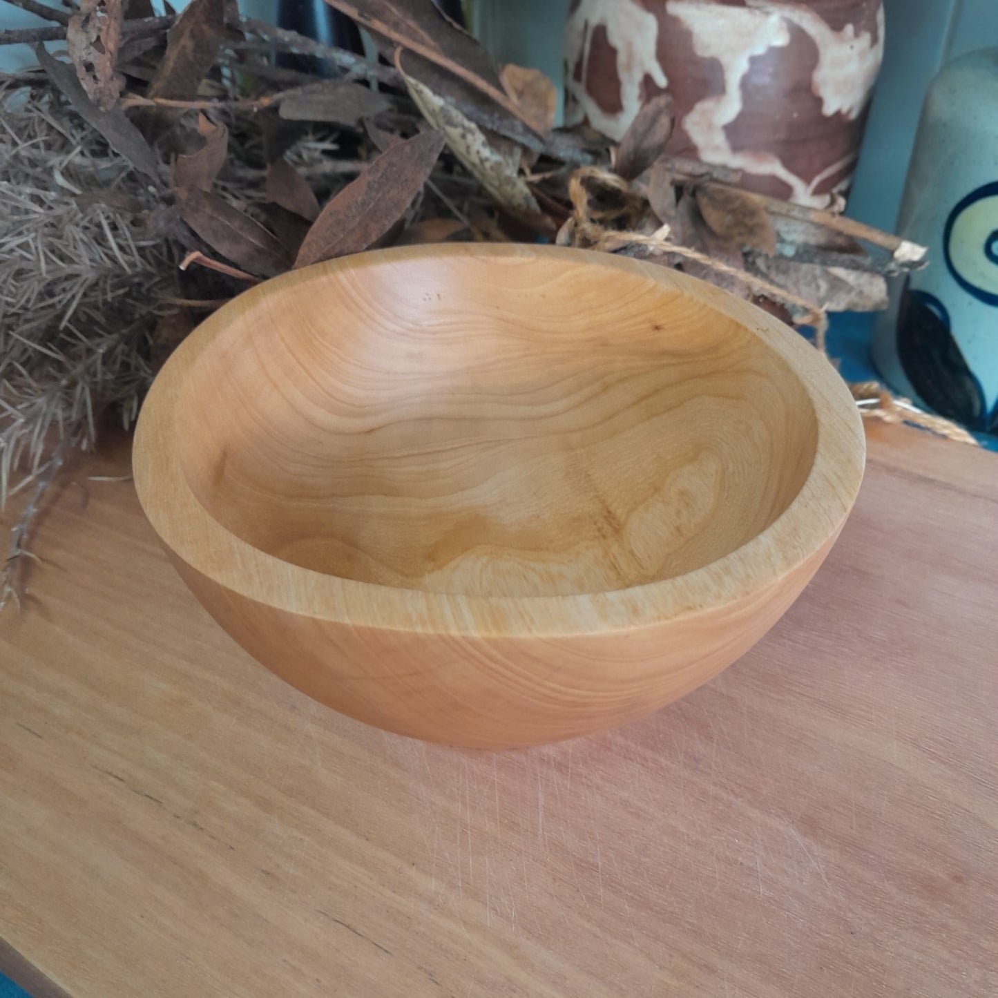 Jacaranda turned wooden bowl