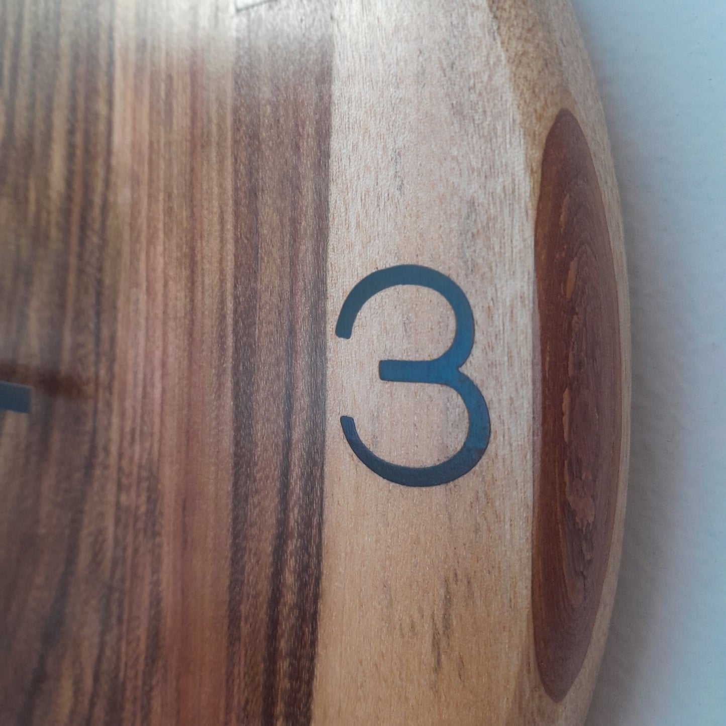 Clock with German-made movement - Camphor Laurel